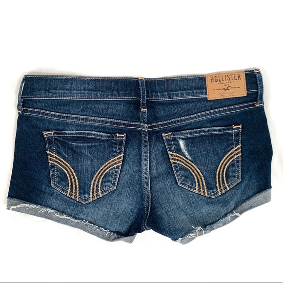 Hollister distressed jean shorts - Picture 3 of 3
